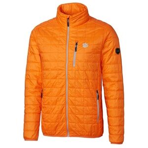 NWOT Clemson Tigers Cutter & Buck Rainier Full Zip Puffer Sz M